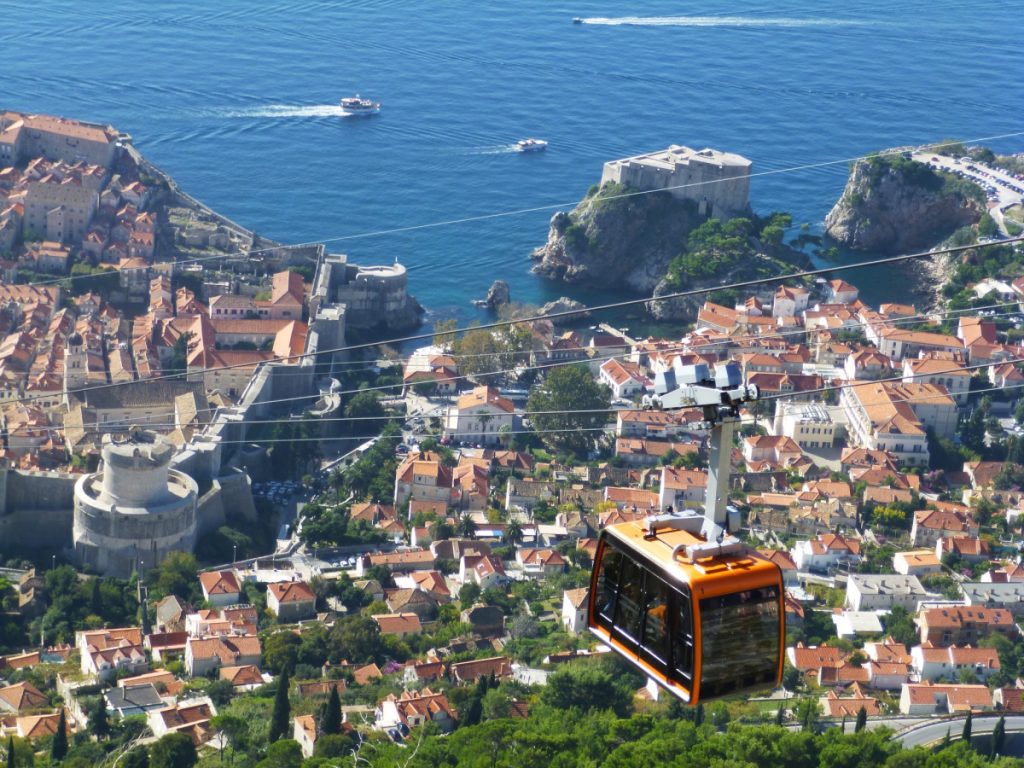 Dalmatia, Cable Car, Dubrovnik, Croatia