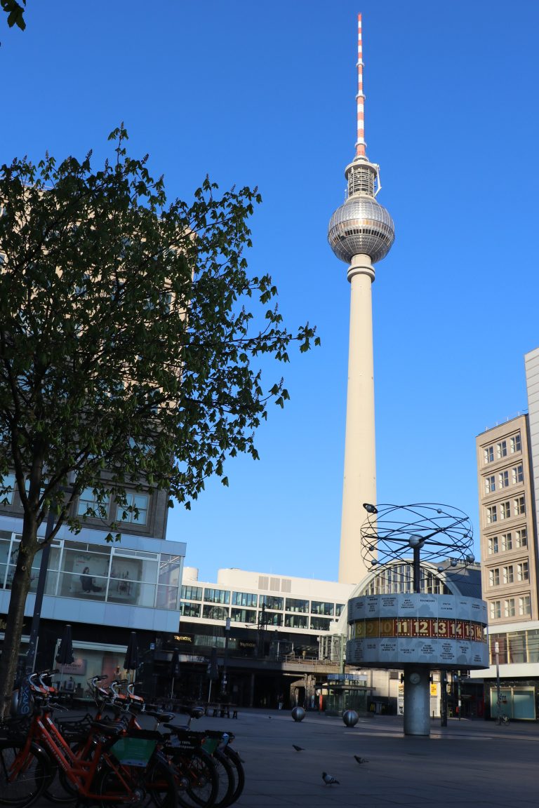 Berliner Fernsehturm TV Tower and World Clock, Berlin